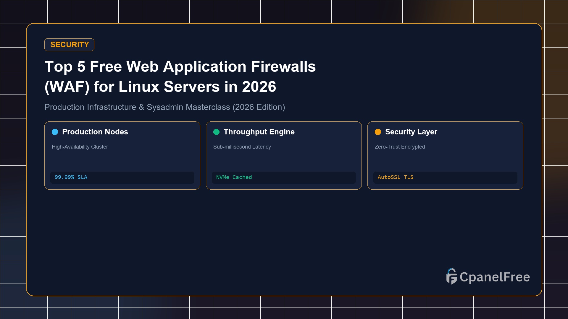 Top 5 Free Web Application Firewalls (WAF) for Linux Servers in 2026 - CpanelFree Guide