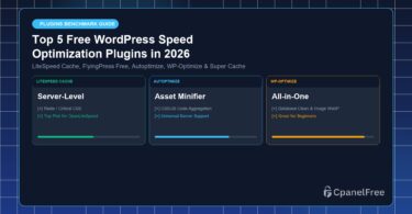 Top 5 Free WordPress Speed Optimization Plugins in 2026 - CpanelFree Guide