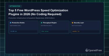 Top 5 Free WordPress Speed Optimization Plugins in 2026 (No Coding Required) - CpanelFree Guide