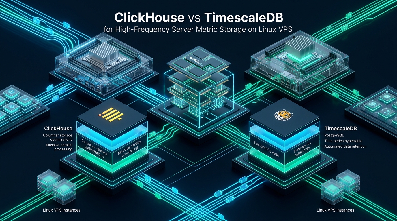 ClickHouse vs TimescaleDB for High-Frequency Server Metric Storage on Linux VPS - ClickHouse vs TimescaleDB server metrics