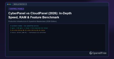 CyberPanel vs CloudPanel (2026): In-Depth Speed, RAM & Feature Benchmark - CpanelFree Guide
