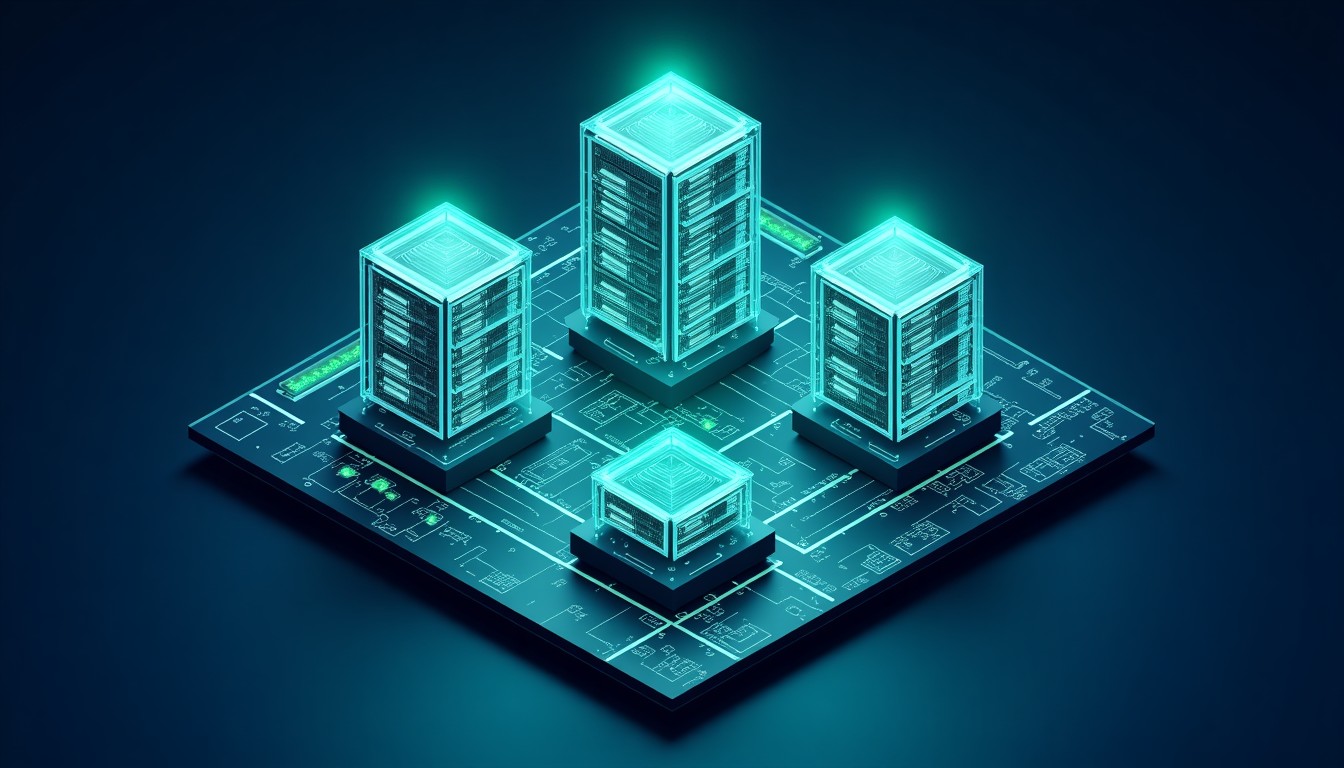 Deploying HashiCorp Nomad and Consul for Lightweight Container Orchestration - 3D Architecture Infographic