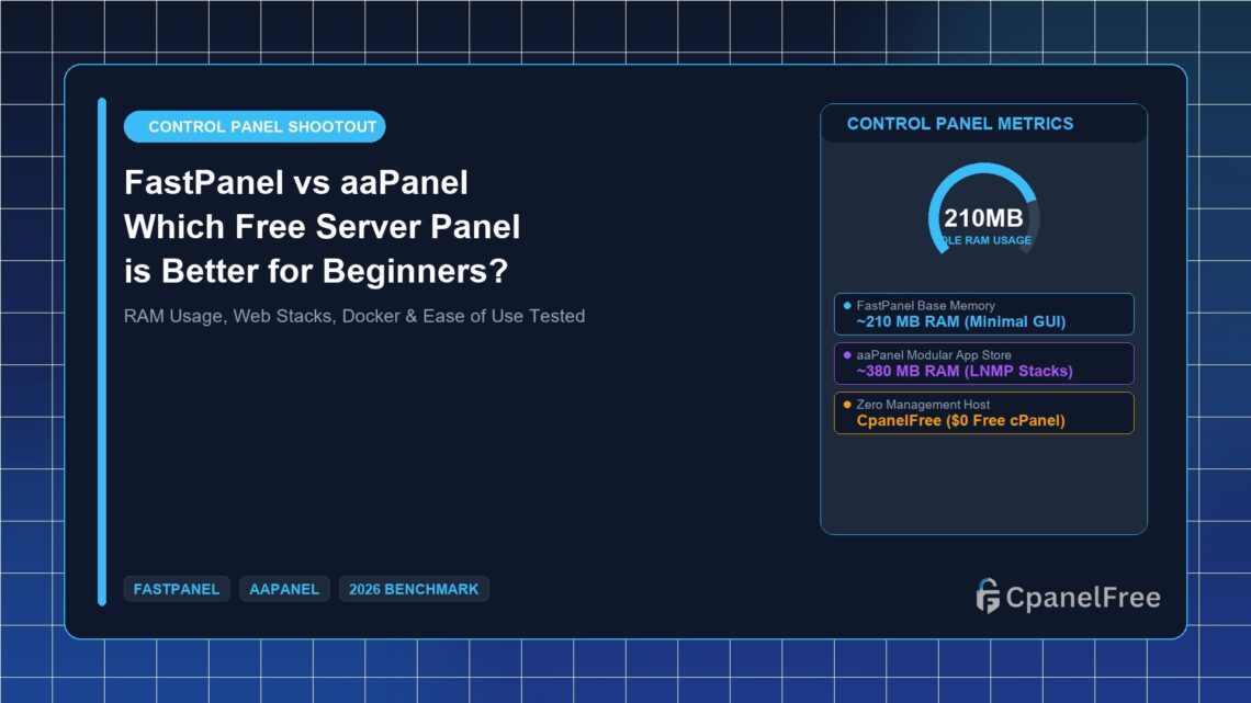 FastPanel vs aaPanel Which Free Server Panel is Better for Beginners? - CpanelFree Guide