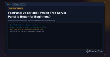 FastPanel vs aaPanel: Which Free Server Panel is Better for Beginners? - CpanelFree Guide