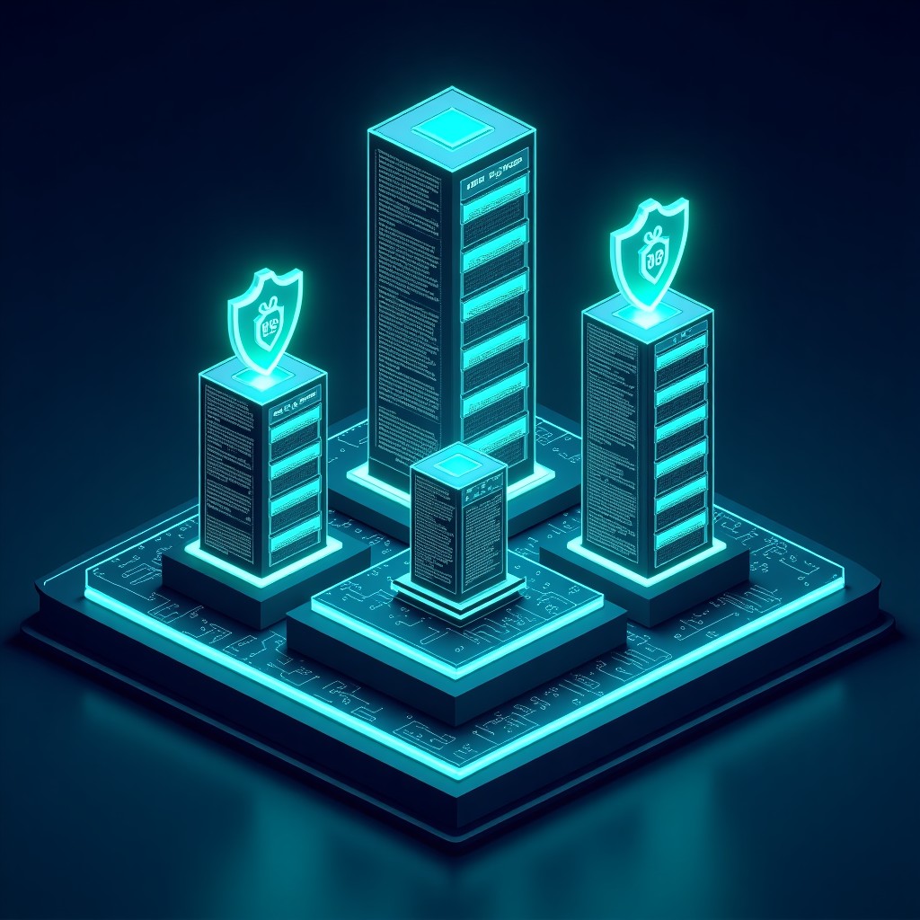 GDPR and Data Privacy Compliance Checklist for Web Hosting Providers & Agencies - 3D Architecture Infographic