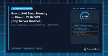 How to Add Swap Memory on Ubuntu 24.04 VPS (Stop Server Crashes) - CpanelFree Guide