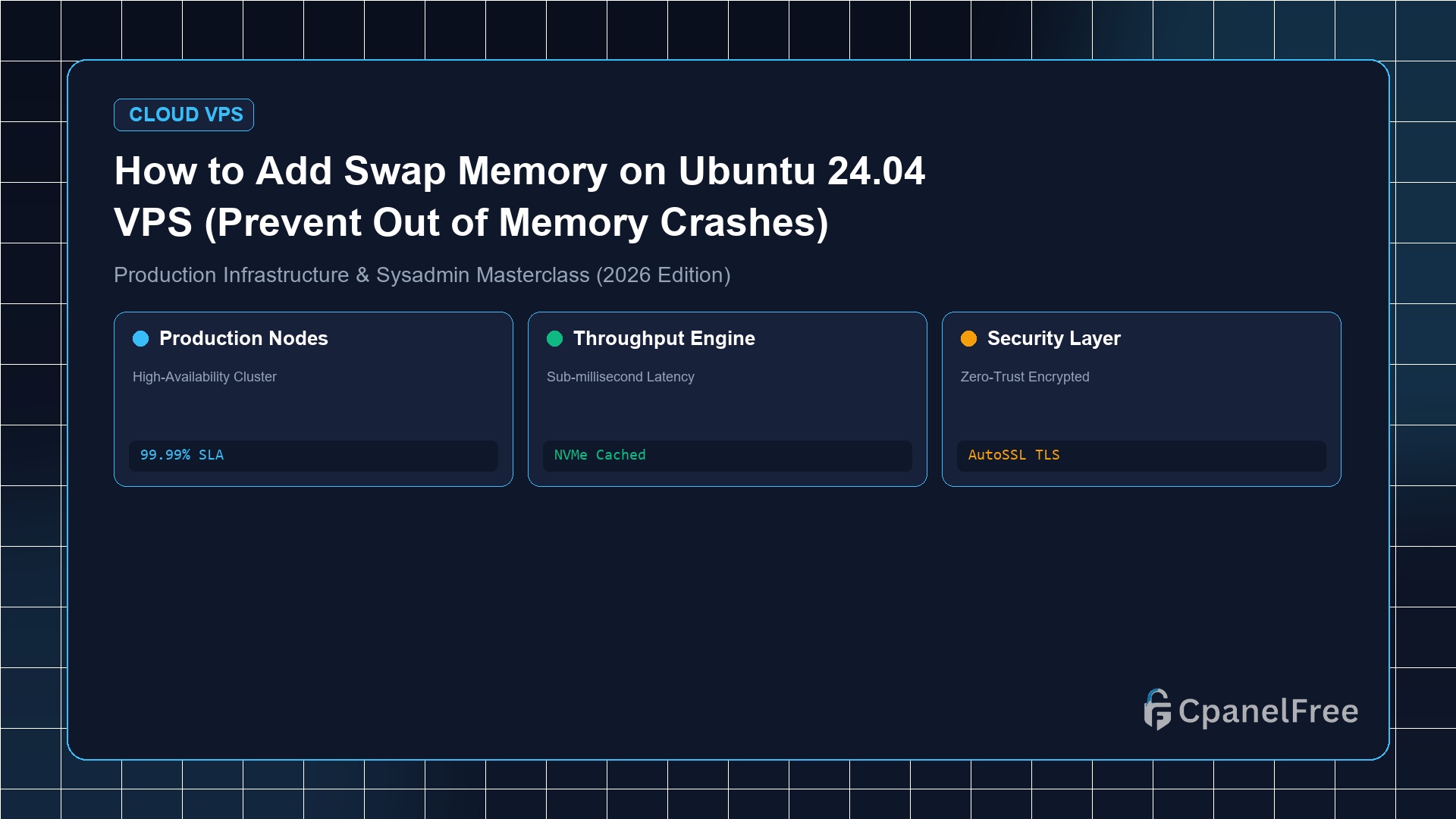 How to Add Swap Memory on Ubuntu 24.04 VPS (Prevent Out of Memory Crashes) - CpanelFree Guide