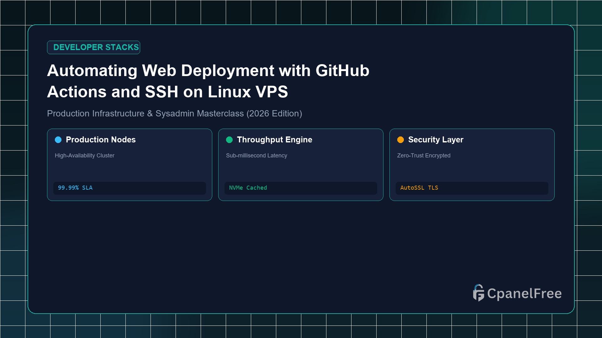 Automating Web Deployment with GitHub Actions and SSH on Linux VPS - CpanelFree Guide