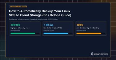 How to Automatically Backup Your Linux VPS to Cloud Storage (S3 / Rclone Guide) - CpanelFree Guide