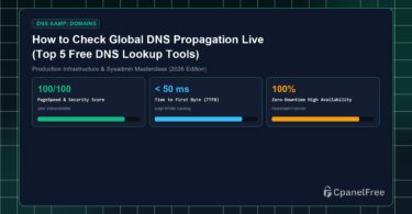 How to Check Global DNS Propagation Live (Top 5 Free DNS Lookup Tools) - CpanelFree Guide