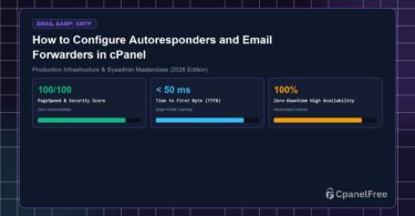 How to Configure Autoresponders and Email Forwarders in cPanel - CpanelFree Guide