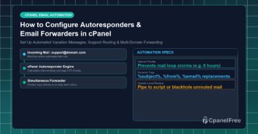 How to Configure Autoresponders & Email Forwarders in cPanel - CpanelFree Guide