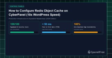 How to Configure Redis Object Cache on CyberPanel (10x WordPress Speed) - CpanelFree Guide