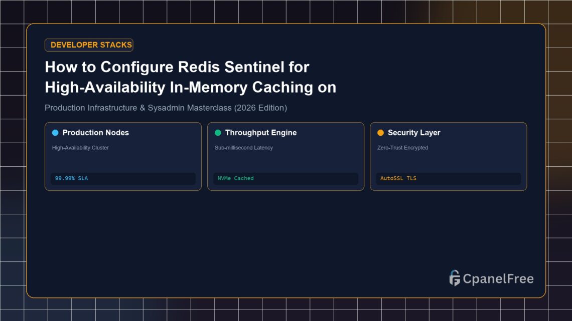 How to Configure Redis Sentinel for High-Availability In-Memory Caching on Linux - CpanelFree Guide