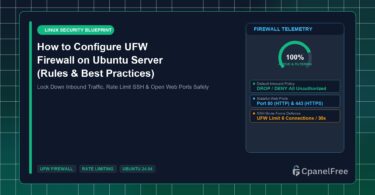 How to Configure UFW Firewall on Ubuntu Server (Rules & Best Practices) - CpanelFree Guide