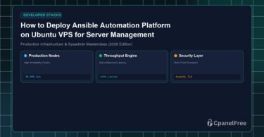 How to Deploy Ansible Automation Platform on Ubuntu VPS for Server Management - CpanelFree Guide