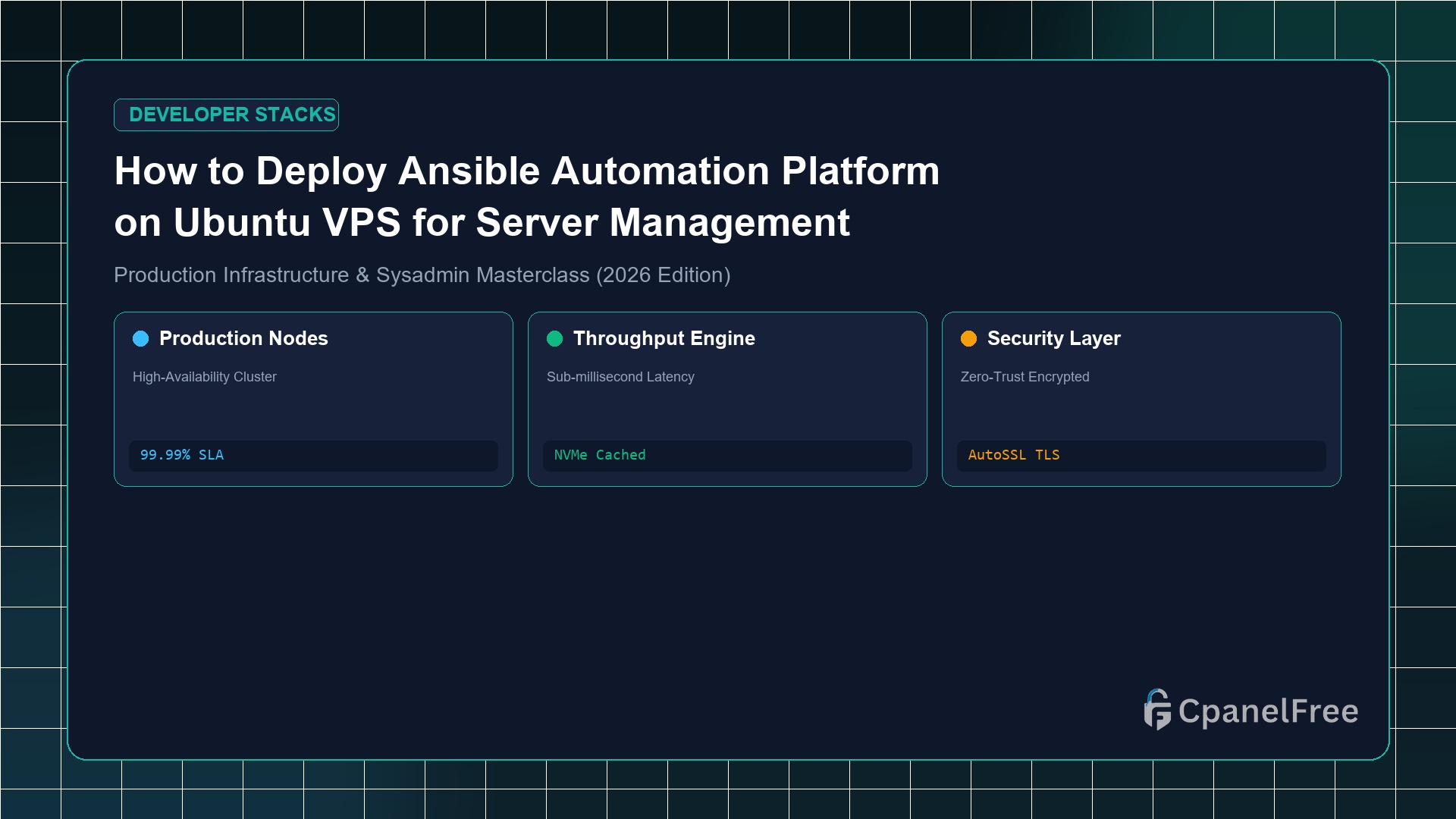 How to Deploy Ansible Automation Platform on Ubuntu VPS for Server Management - CpanelFree Guide