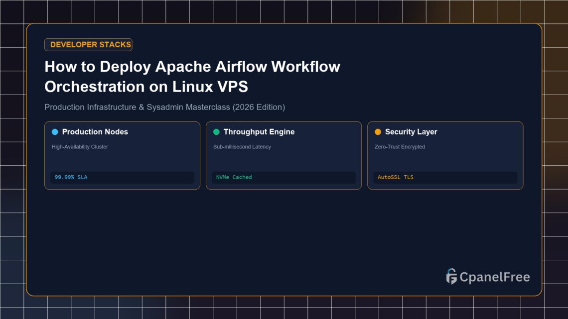 How to Deploy Apache Airflow Workflow Orchestration on Linux VPS - CpanelFree Guide