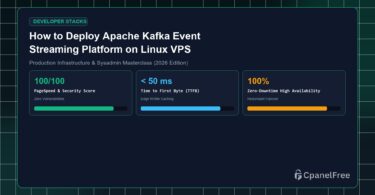 How to Deploy Apache Kafka Event Streaming Platform on Linux VPS - CpanelFree Guide