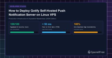 How to Deploy Gotify Self-Hosted Push Notification Server on Linux VPS - CpanelFree Guide