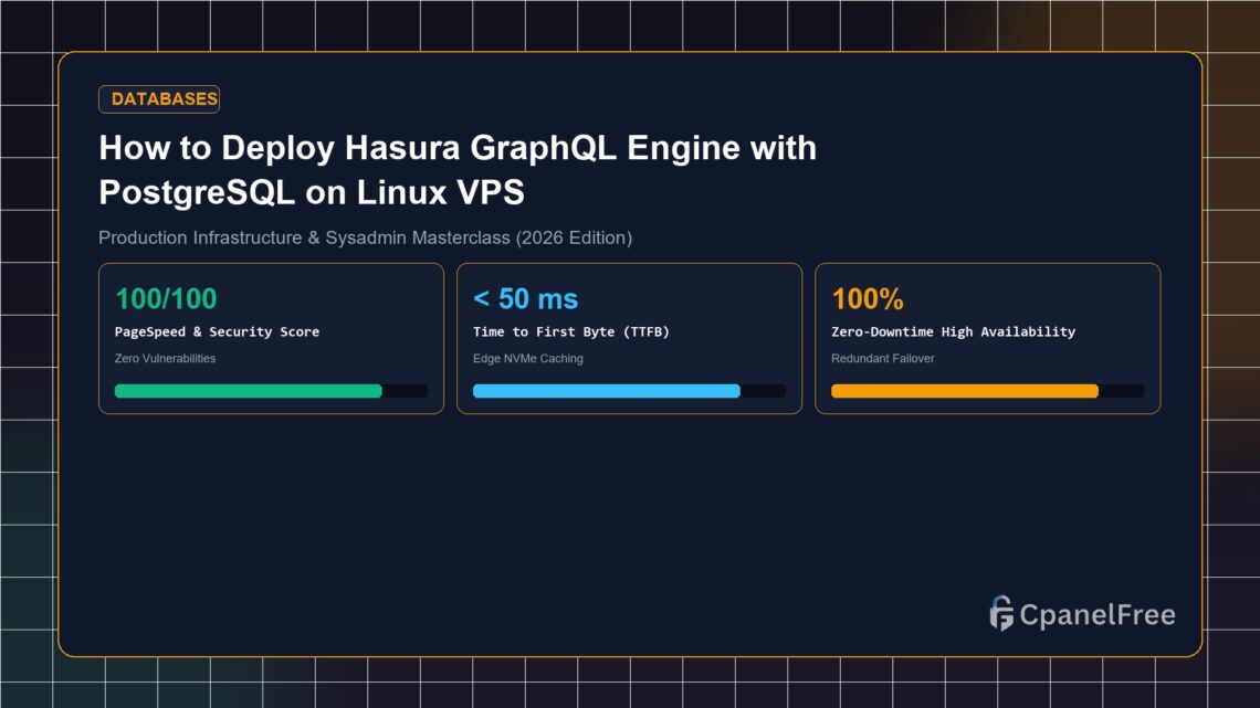 How to Deploy Hasura GraphQL Engine with PostgreSQL on Linux VPS - CpanelFree Guide