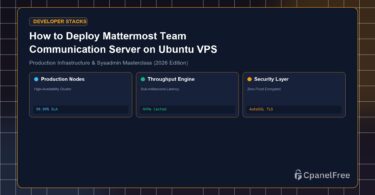How to Deploy Mattermost Team Communication Server on Ubuntu VPS - CpanelFree Guide
