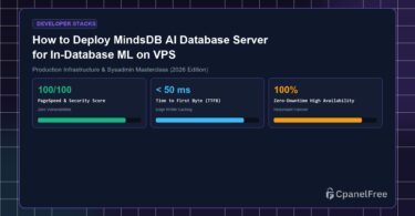 How to Deploy MindsDB AI Database Server for In-Database ML on VPS - CpanelFree Guide
