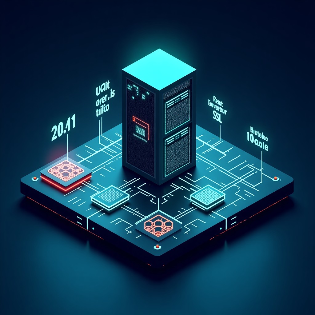How to Deploy Next.js SSR Web Applications on Linux VPS with PM2 & Standalone Output - 3D Architecture Infographic
