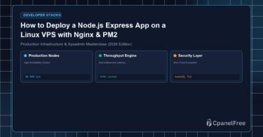 How to Deploy a Node.js Express App on a Linux VPS with Nginx & PM2 - CpanelFree Guide