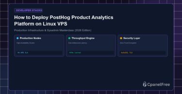 How to Deploy PostHog Product Analytics Platform on Linux VPS - CpanelFree Guide