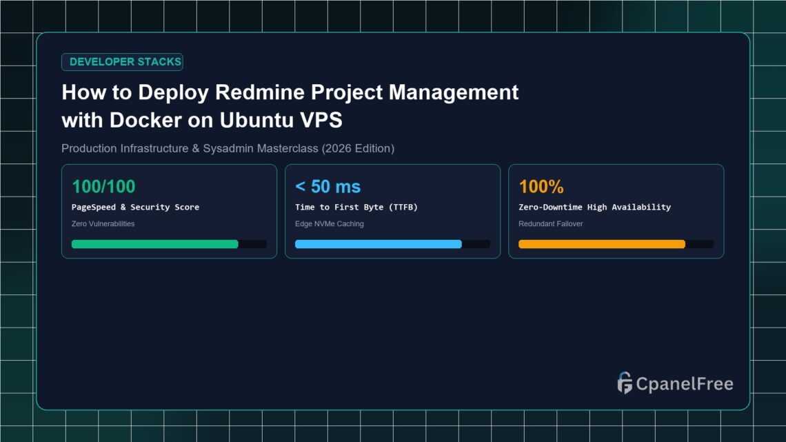 How to Deploy Redmine Project Management with Docker on Ubuntu VPS - CpanelFree Guide