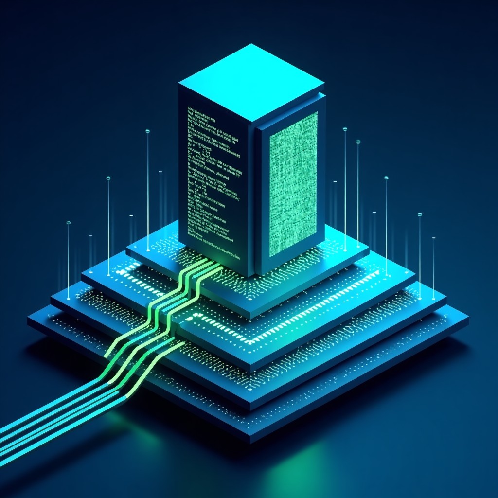 How to Deploy Rust Web Applications on a Linux Cloud VPS - 3D Architecture Infographic