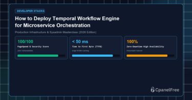 How to Deploy Temporal Workflow Engine for Microservice Orchestration - CpanelFree Guide
