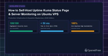 How to Self-Host Uptime Kuma Status Page & Server Monitoring on Ubuntu VPS - CpanelFree Guide
