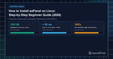 How to Install aaPanel on Linux: Step-by-Step Beginner Guide (2026) - CpanelFree Guide