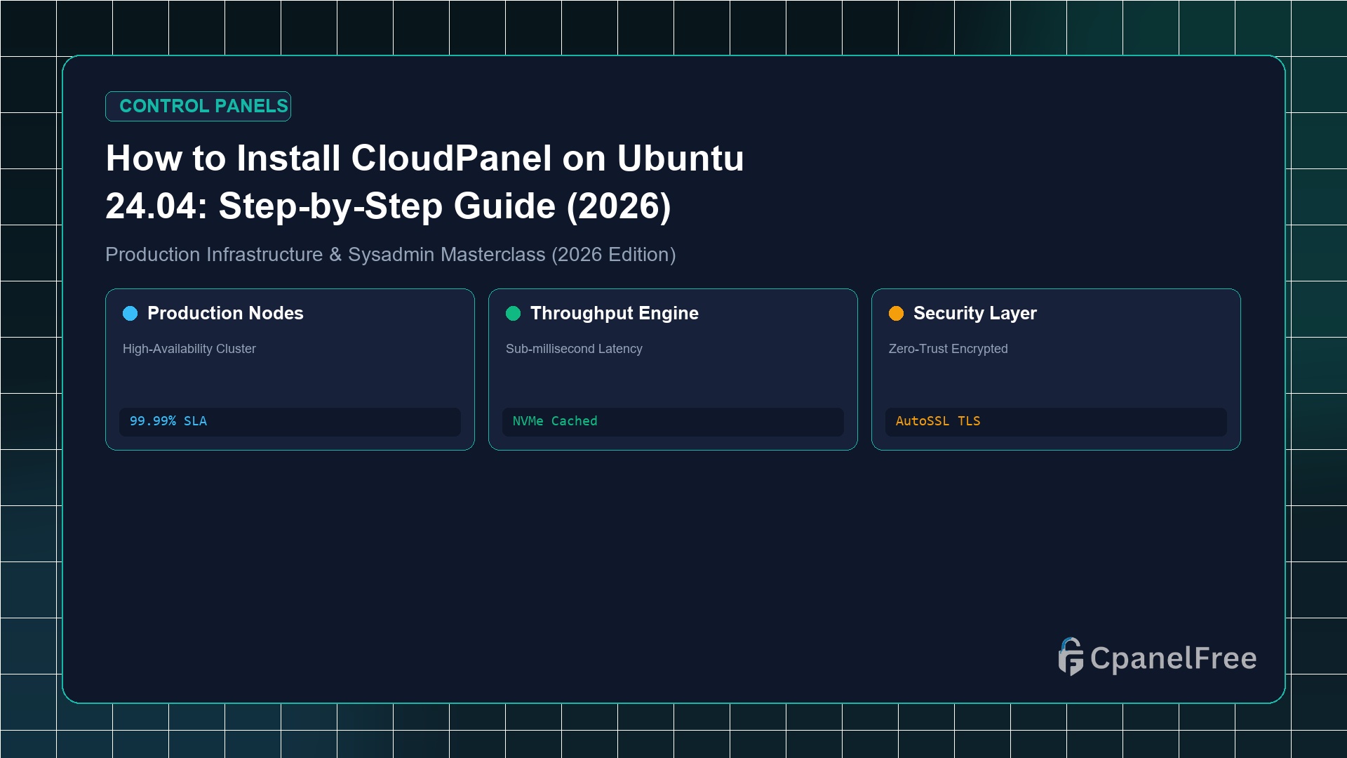 How to Install CloudPanel on Ubuntu 24.04: Step-by-Step Guide (2026) - CpanelFree Guide