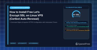How to Install Free Let's Encrypt SSL on Linux VPS (Certbot Auto-Renewal) - CpanelFree Guide