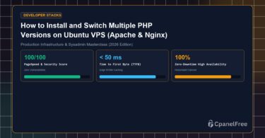 How to Install and Switch Multiple PHP Versions on Ubuntu VPS (Apache & Nginx) - CpanelFree Guide