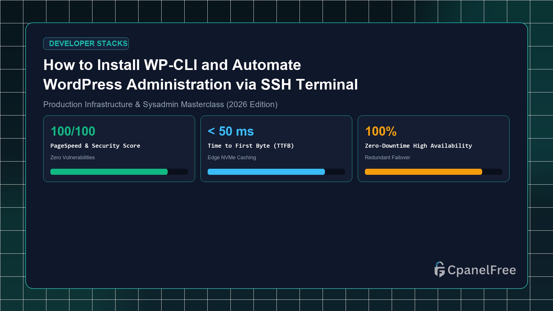 How to Install WP-CLI and Automate WordPress Administration via SSH Terminal - CpanelFree Guide
