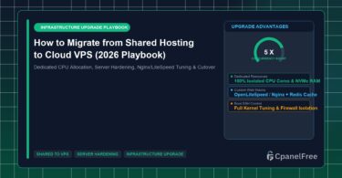 How to Migrate from Shared Hosting to Cloud VPS (2026 Playbook) - CpanelFree Guide