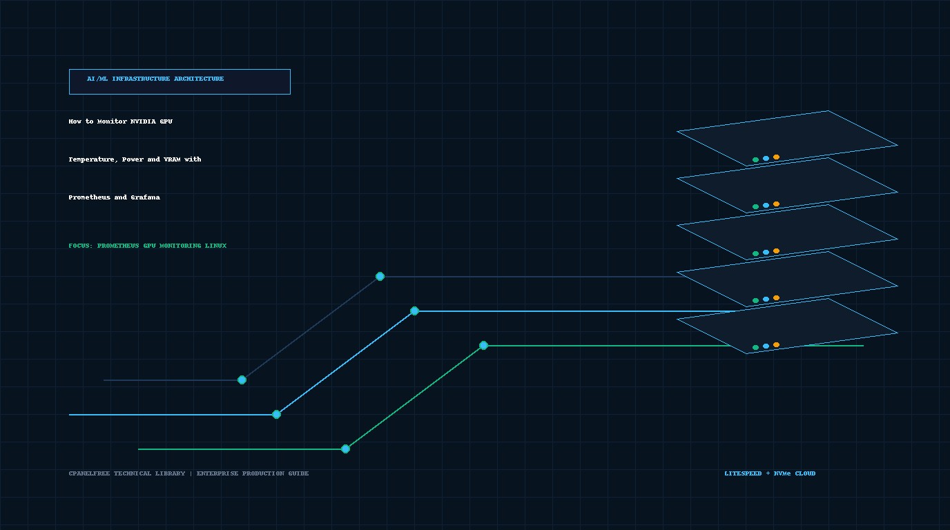 How to Monitor NVIDIA GPU Temperature, Power and VRAM with Prometheus and Grafana - prometheus GPU monitoring linux