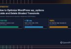 How to Optimize WordPress wp_options Table and Delete Bloated Transients - CpanelFree Guide