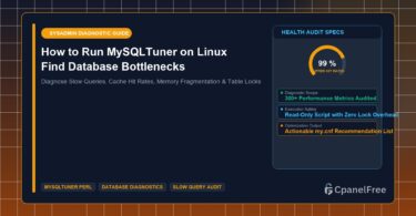 How to Run MySQLTuner on Linux Find Database Bottlenecks - CpanelFree Guide