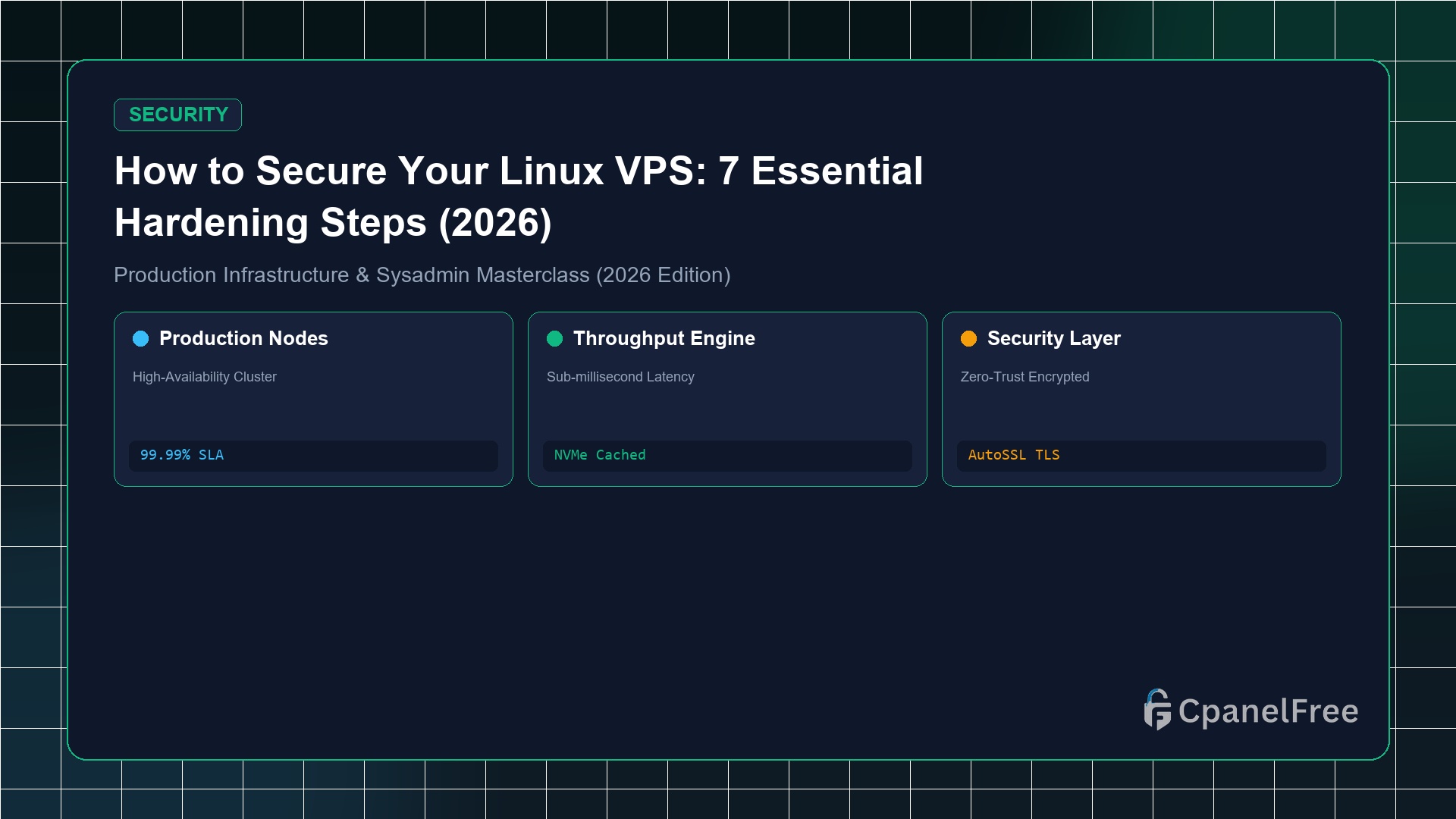 How to Secure Your Linux VPS: 7 Essential Hardening Steps (2026) - CpanelFree Guide
