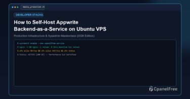 How to Self-Host Appwrite Backend-as-a-Service on Ubuntu VPS - CpanelFree Guide