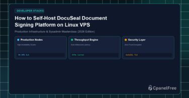 How to Self-Host DocuSeal Document Signing Platform on Linux VPS - CpanelFree Guide