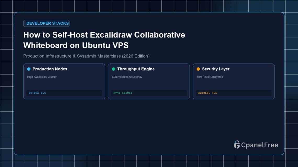 How to Self-Host Excalidraw Collaborative Whiteboard on Ubuntu VPS - CpanelFree Guide