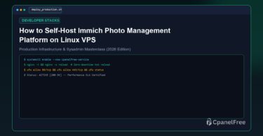 How to Self-Host Immich Photo Management Platform on Linux VPS - CpanelFree Guide