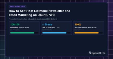 How to Self-Host Listmonk Newsletter and Email Marketing on Ubuntu VPS - CpanelFree Guide