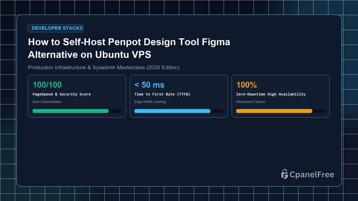 How to Self-Host Penpot Design Tool Figma Alternative on Ubuntu VPS - CpanelFree Guide